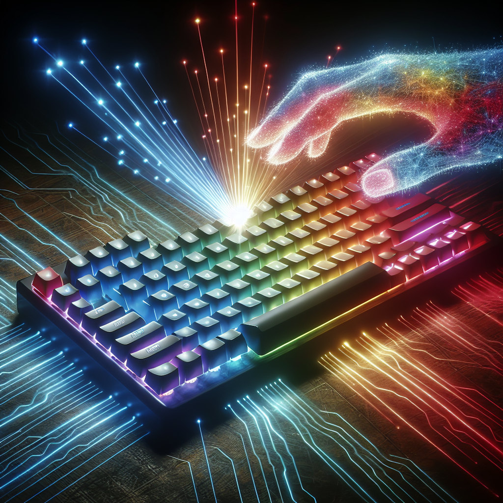 Posso controlar a iluminação RGB em um teclado mecânico sem software?