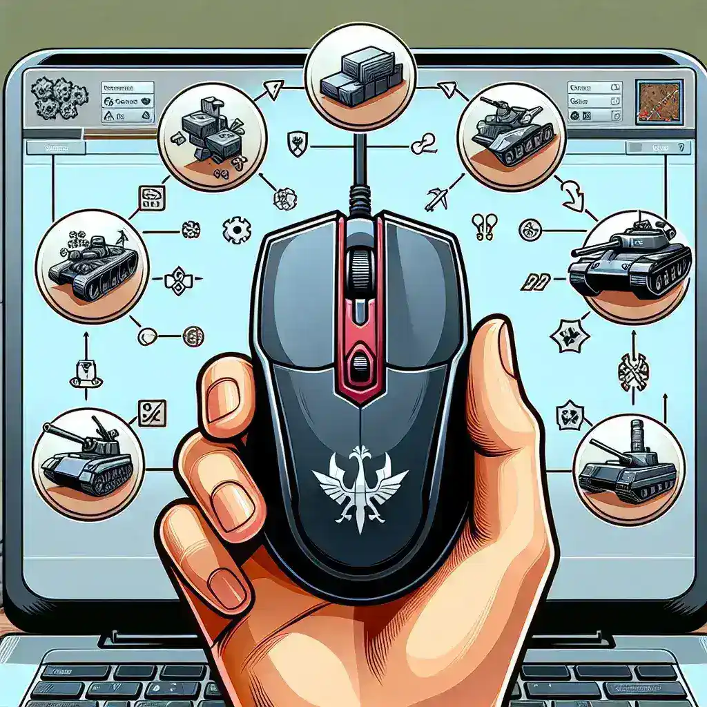 Como configurar um mouse para jogos de estratégia em tempo real (RTS)?
